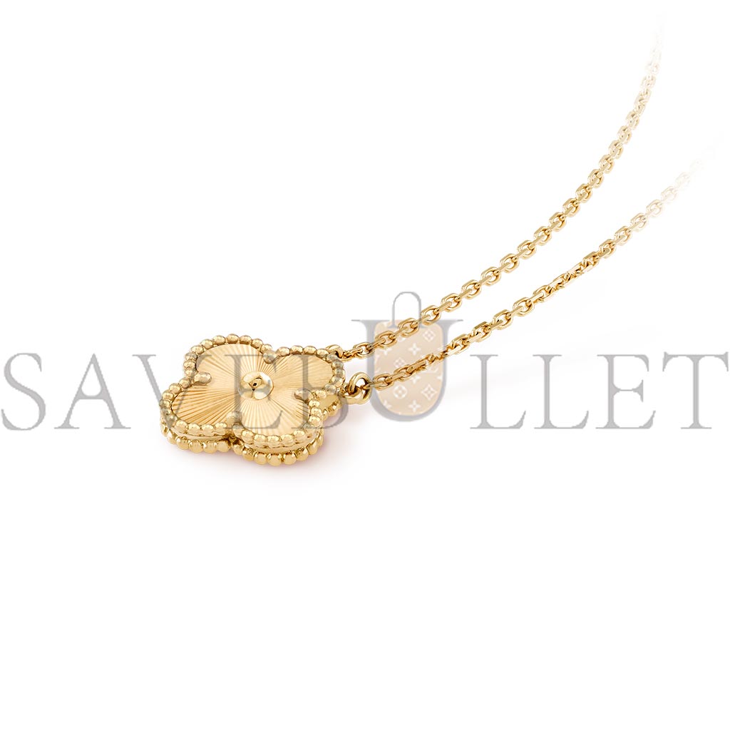 V*N CL*F arpels vintage alhambra pendant - yellow gold  vcarp4kl00